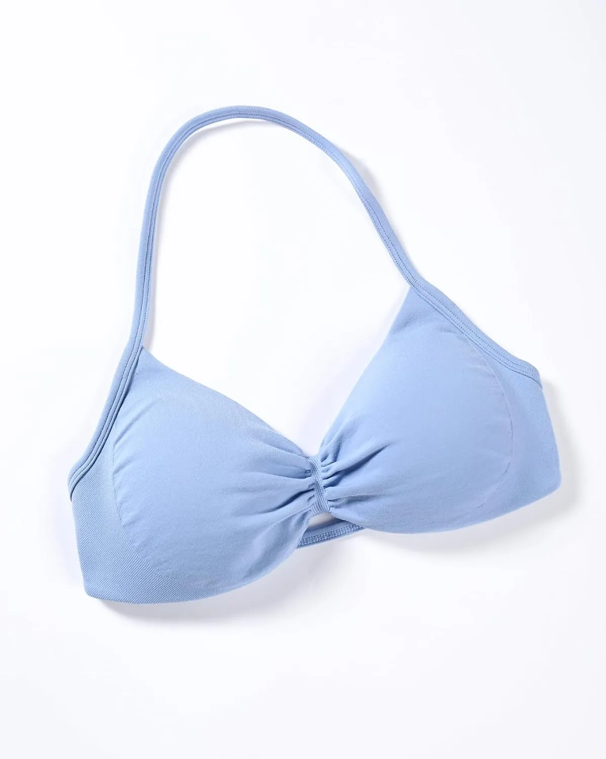 AUROLA Influence Strappy Bra Sports Bras for Women, Backless Padded Impact Strappy Bra Workout Gym Yoga with Removable Cups