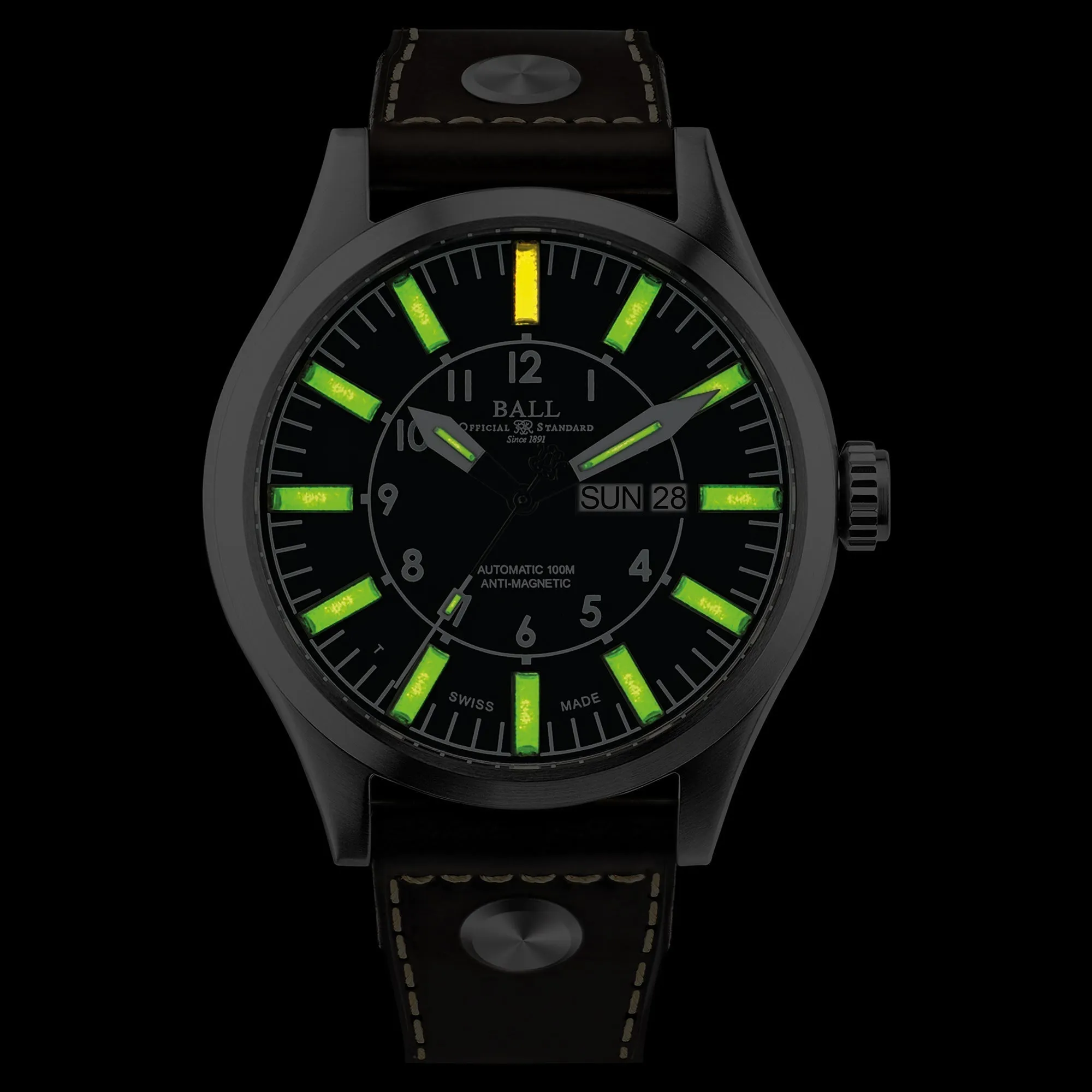 Ball Engineer Master II Aviator Men's Black Watch NM1080C-L13-BK