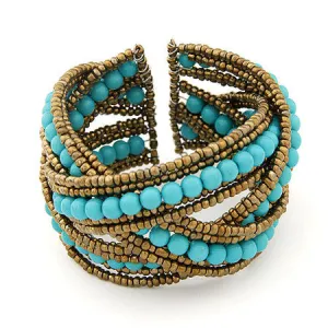 Bohemian Boho Cuff Bracelet for Women Men Jewelry Fashion Resin Beads Charm Bracelets & Bangles Gift pulsera pulseira Mujer