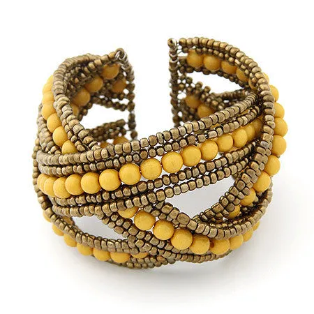 Bohemian Boho Cuff Bracelet for Women Men Jewelry Fashion Resin Beads Charm Bracelets & Bangles Gift pulsera pulseira Mujer