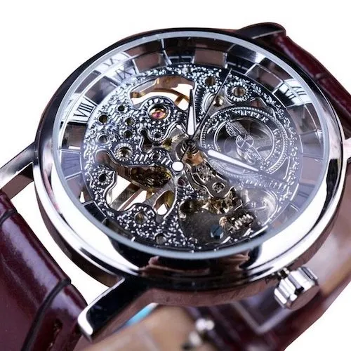 Classy Men Watch Superior Brown/Silver