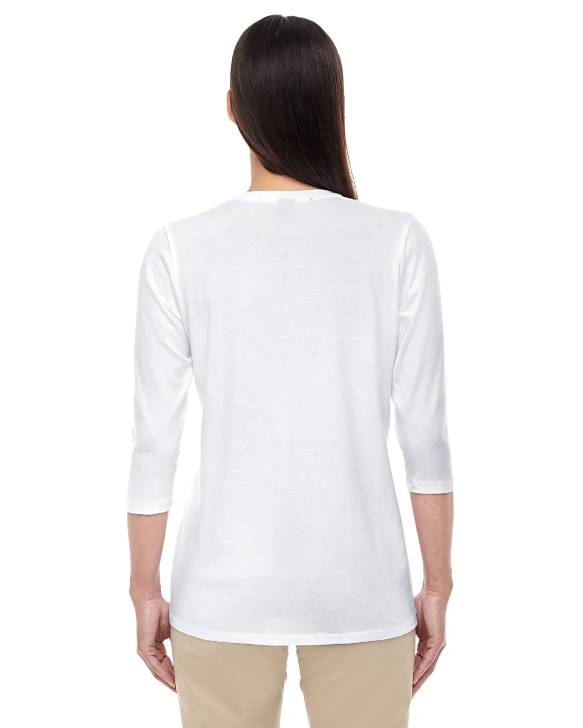Devon & Jones Ladies' Perfect Fit™ Bracelet-Length V-Neck Top