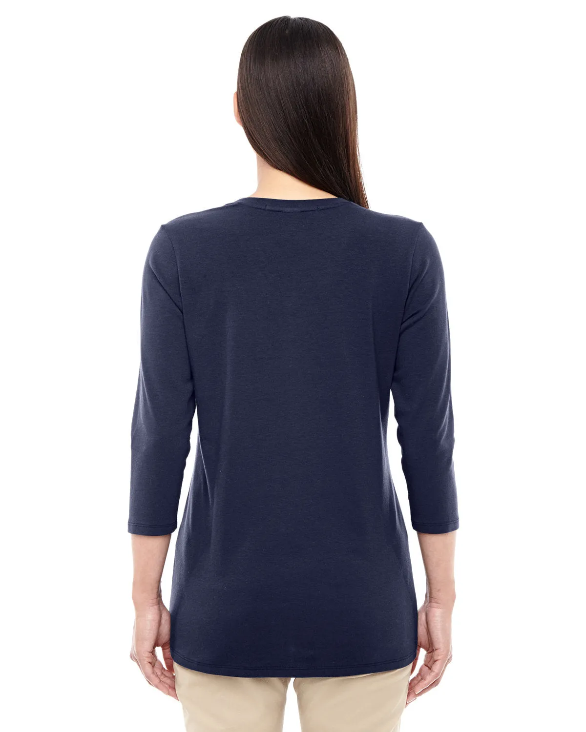Devon & Jones Ladies' Perfect Fit™ Bracelet-Length V-Neck Top