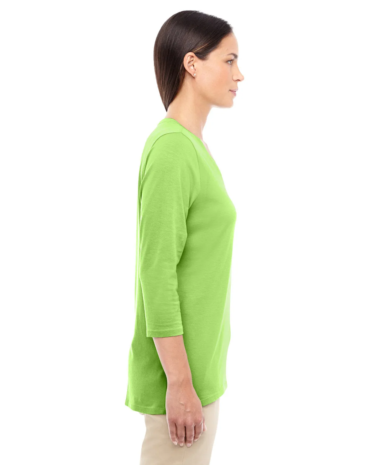 Devon & Jones Ladies' Perfect Fit™ Bracelet-Length V-Neck Top