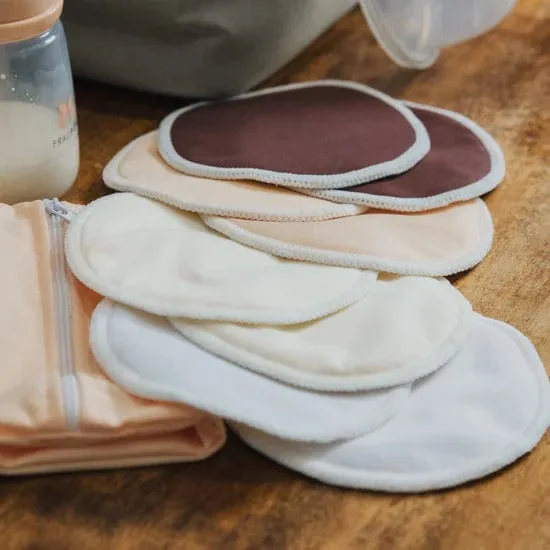 Fraupow Reusable Nursing Pads x8