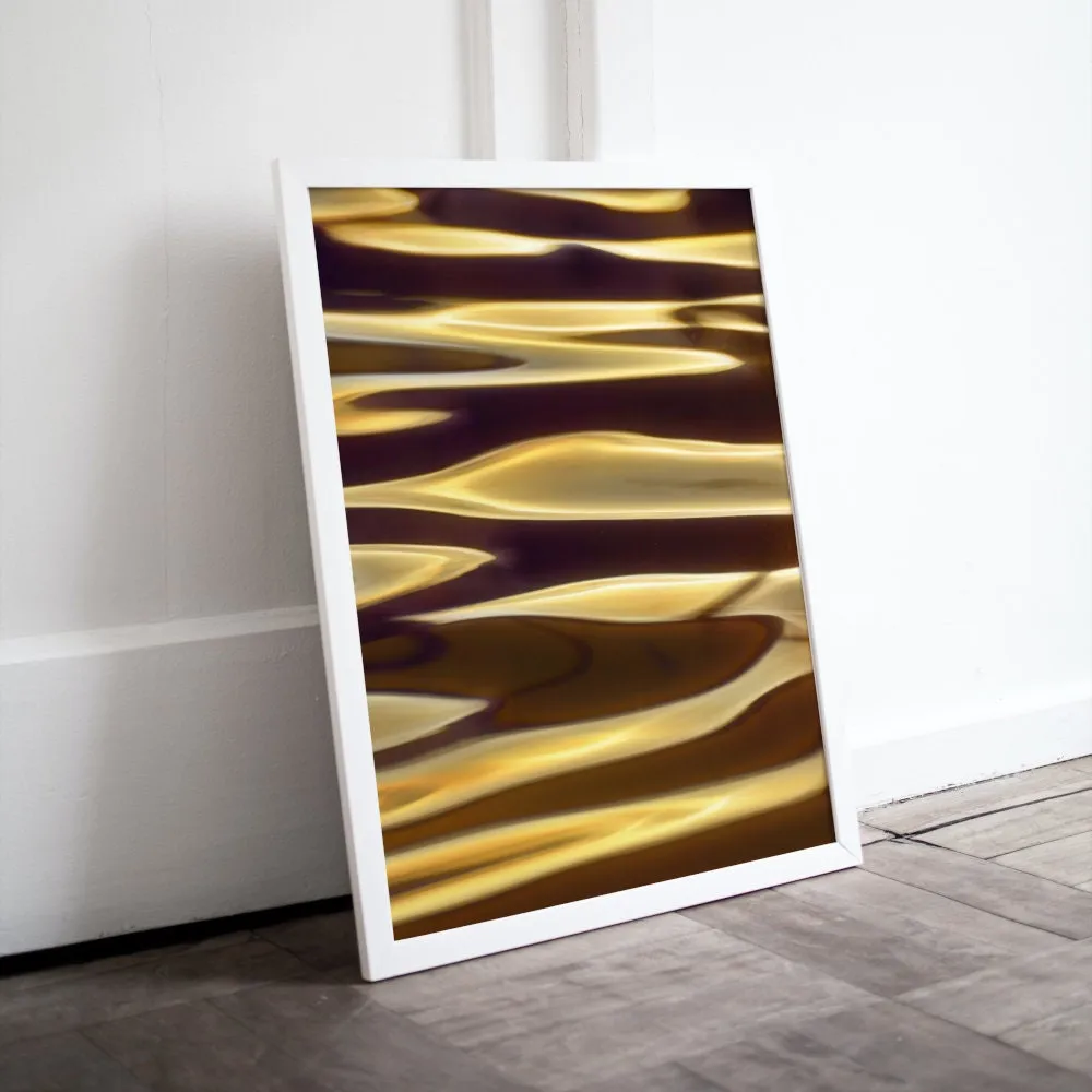 Golden Water Classy Poster PRINTABLE WALL ART, Luxury Poster, Luxury Fashion Wall Art, Glam Decor, Modern Living Room