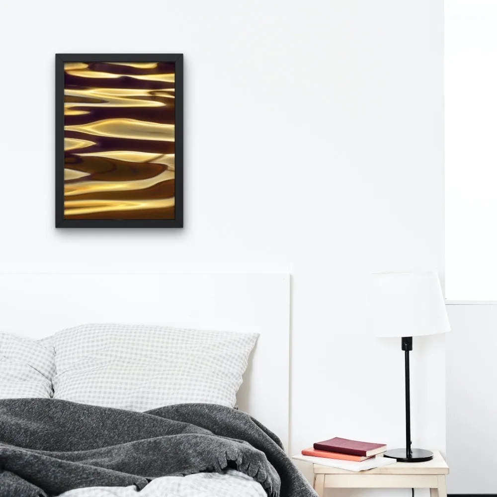Golden Water Classy Poster PRINTABLE WALL ART, Luxury Poster, Luxury Fashion Wall Art, Glam Decor, Modern Living Room