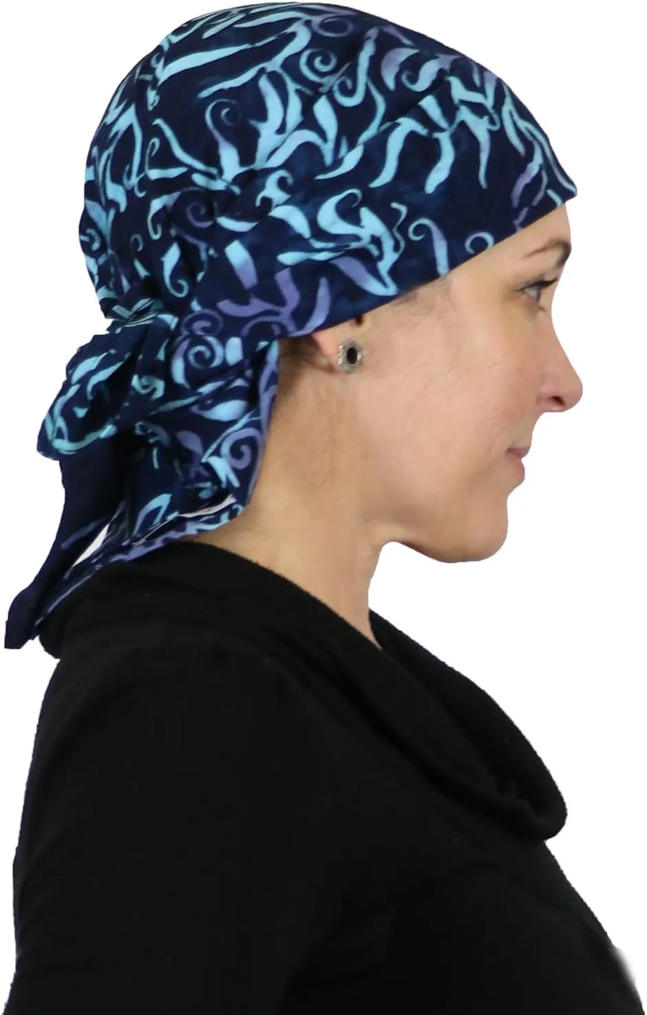 Hats Scarves & More Chemo Scarf Head Scarves for Women Cancer Headwear Headscarf Head Coverings 28 Inch Square Batik