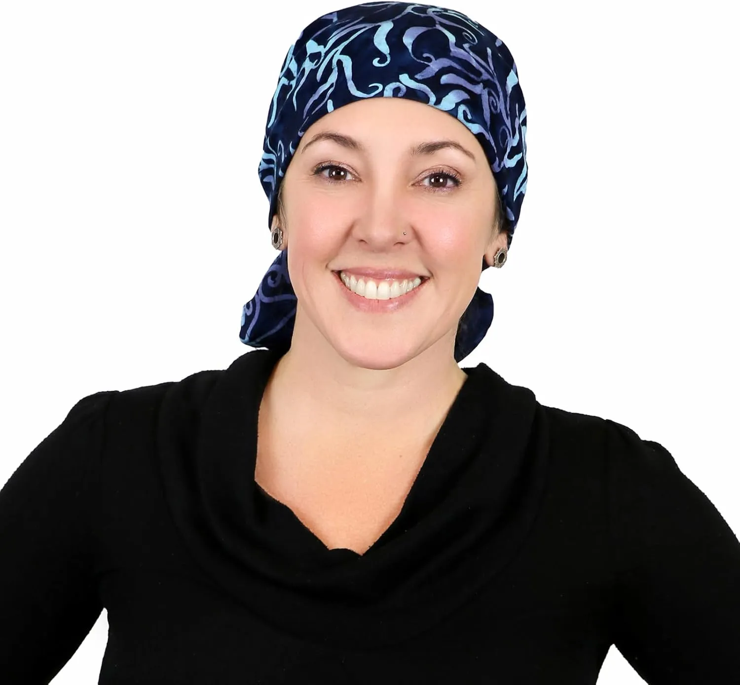 Hats Scarves & More Chemo Scarf Head Scarves for Women Cancer Headwear Headscarf Head Coverings 28 Inch Square Batik