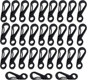 Mini Carabiner Clips with Metal Spring Wiregate Hook and Little Eye Hole for Keychain Backpack Clasps