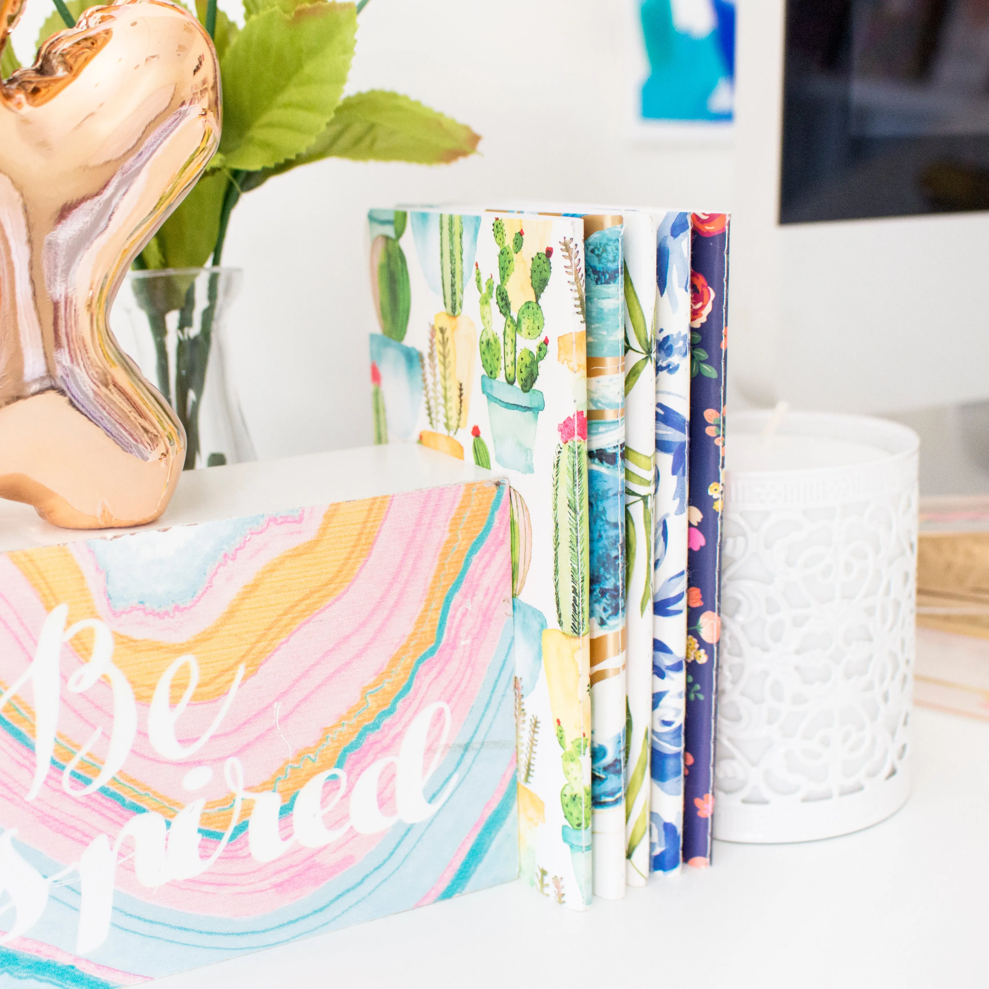 Mini Lined Notebook Set of 5, Assorted Patterns