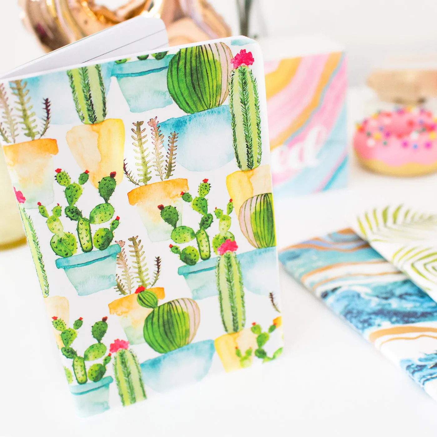 Mini Lined Notebook Set of 5, Assorted Patterns