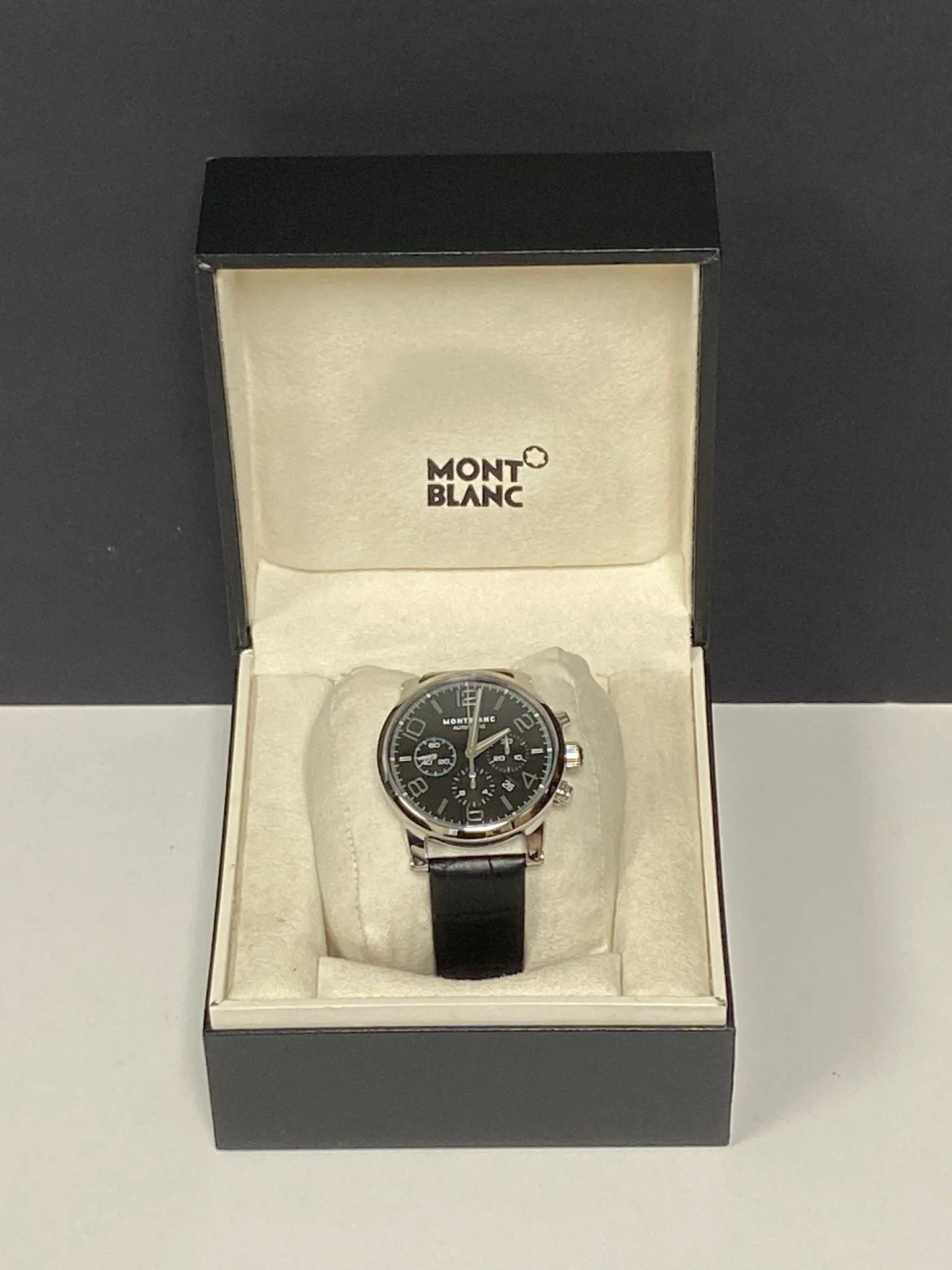 Montblanc Timewalker Chronograoh 7141 Black Dial Automatic Men's Watch