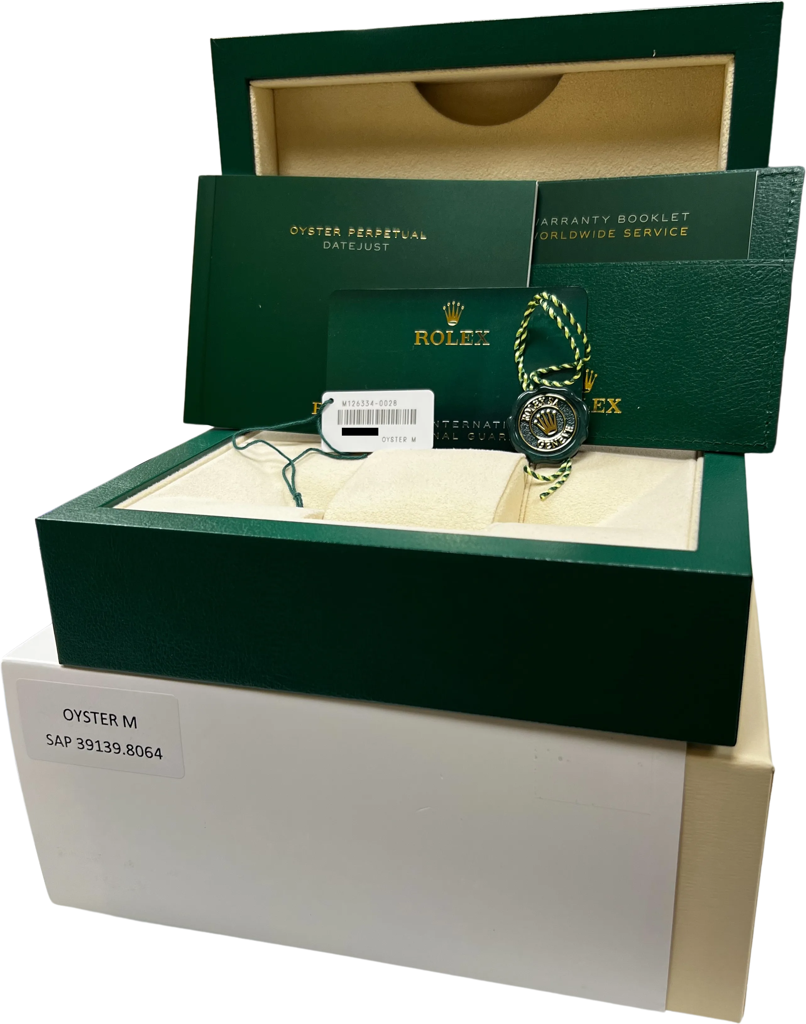 NEW APRIL 2023 PAPERS Rolex DateJust 41 Mint Green Steel 41mm Watch 126334 B P