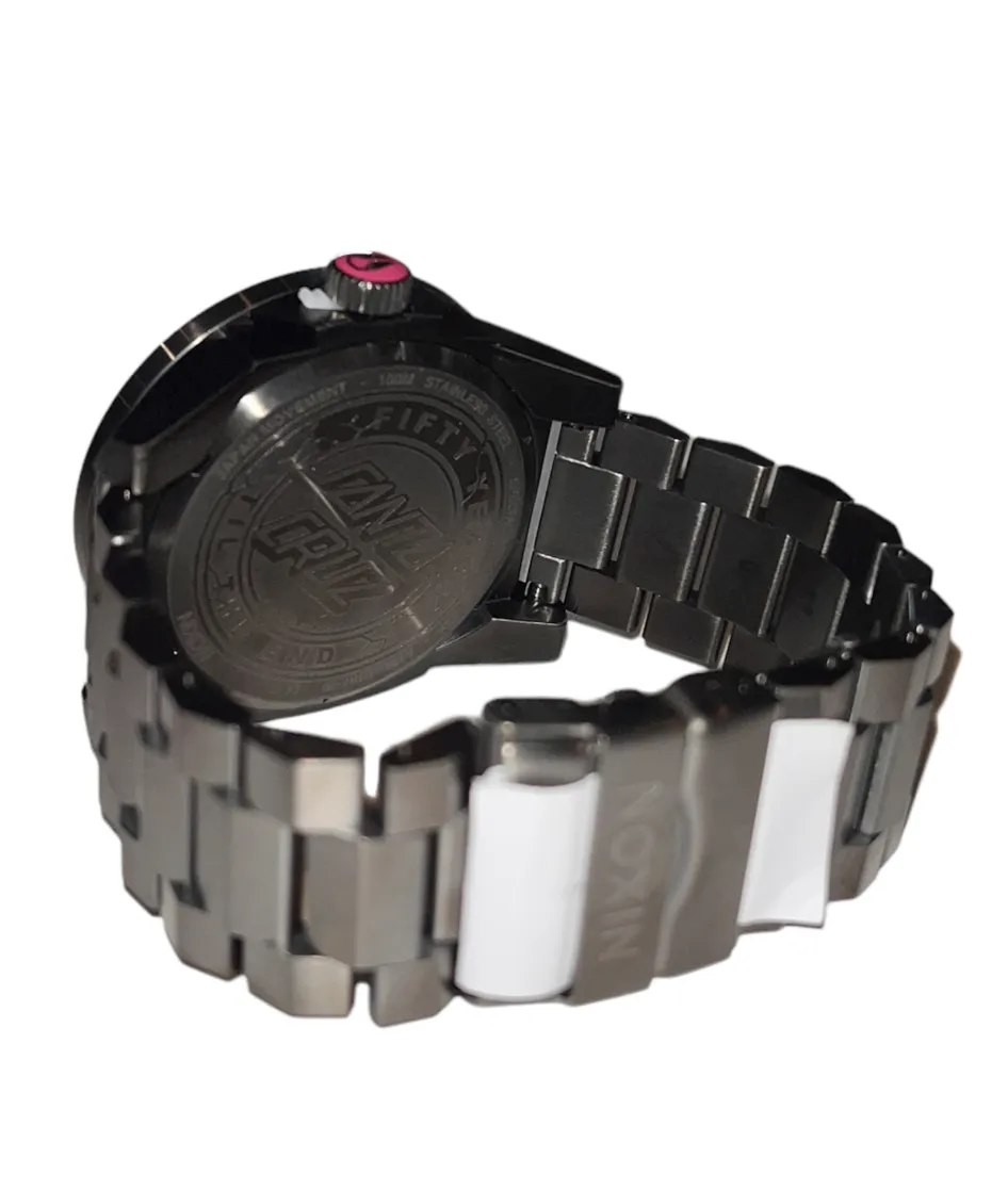 Nixon Corporal Santa Cruz Stainless Steel Watch - Gun Metal