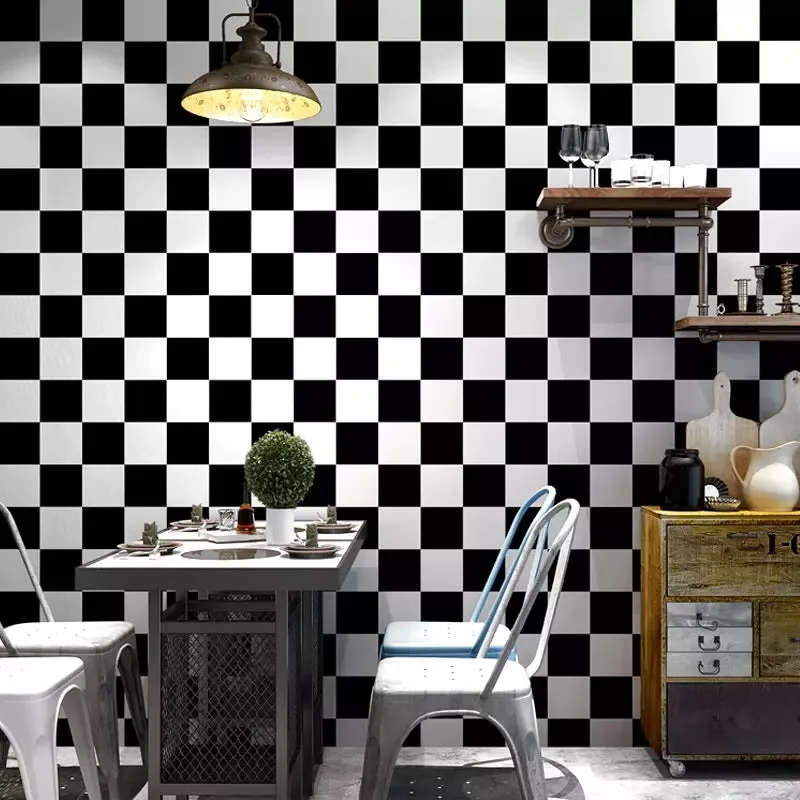 Nordic Style Minimalist Black and White Wallpaper (5㎡)