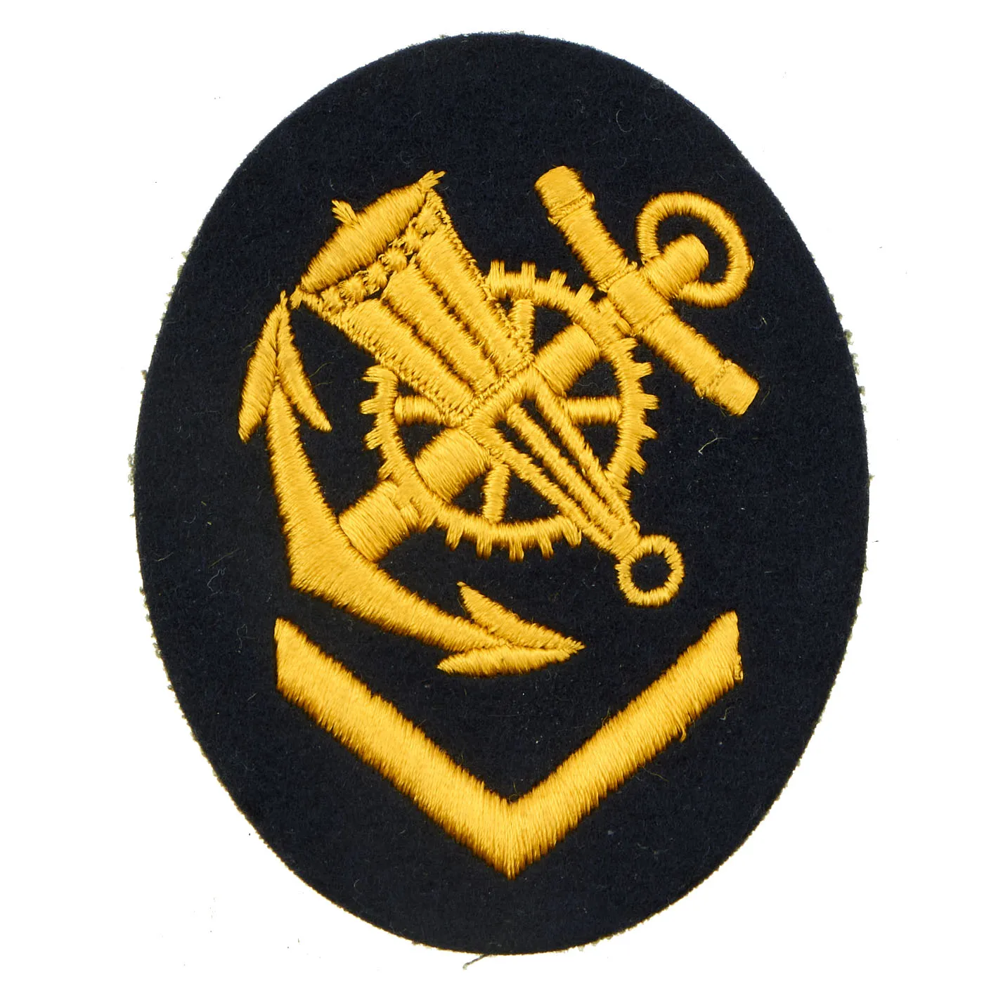 Original German U-boat Insignia Lot - WWII Kriegsmarine Ratings Badges & Dog Tag with Post War Cap Tally