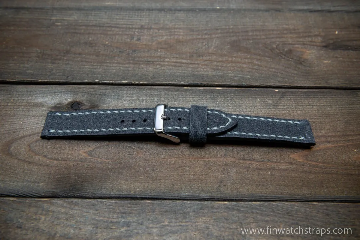 Sailcloth Marine Canvas handmade watch straps by FinWatchStraps®