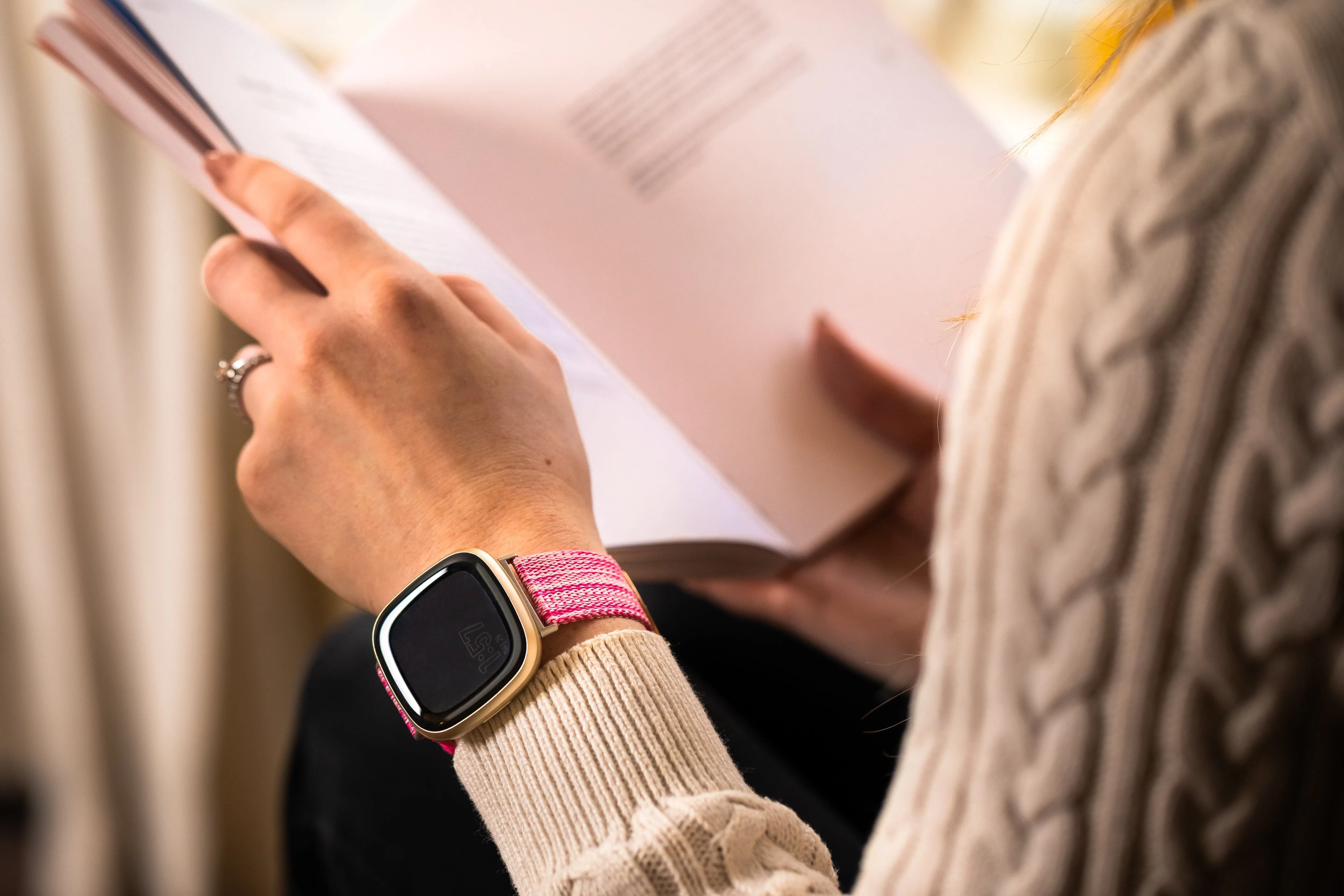 Stylish Canvas Watch Straps Compatible with Kogan Active  II Smart Watch