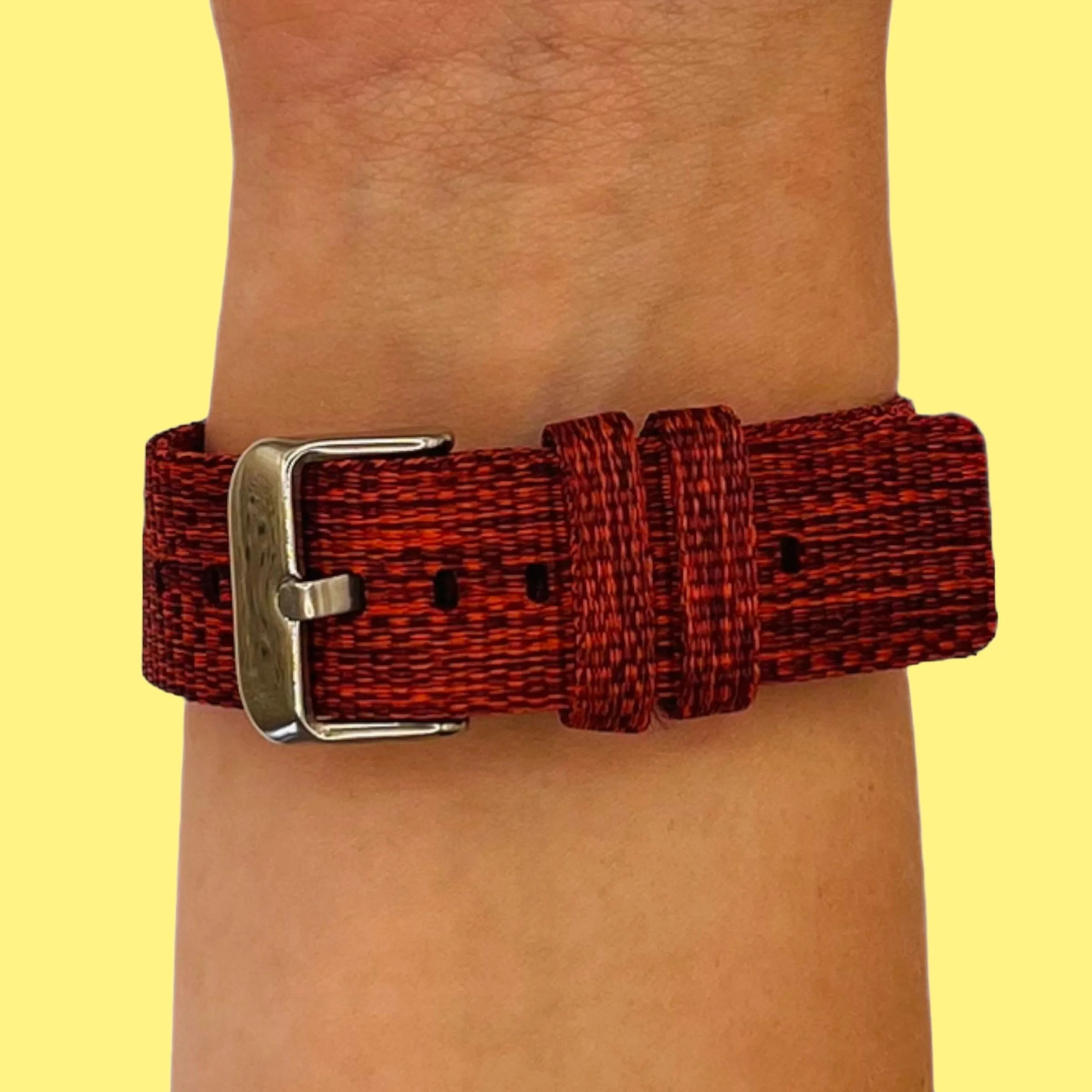 Stylish Canvas Watch Straps Compatible with Kogan Active  II Smart Watch