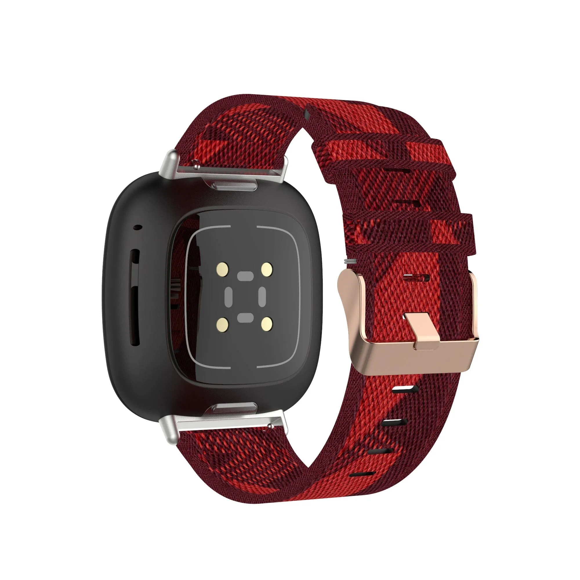 Stylish Canvas Watch Straps Compatible with Kogan Active  II Smart Watch