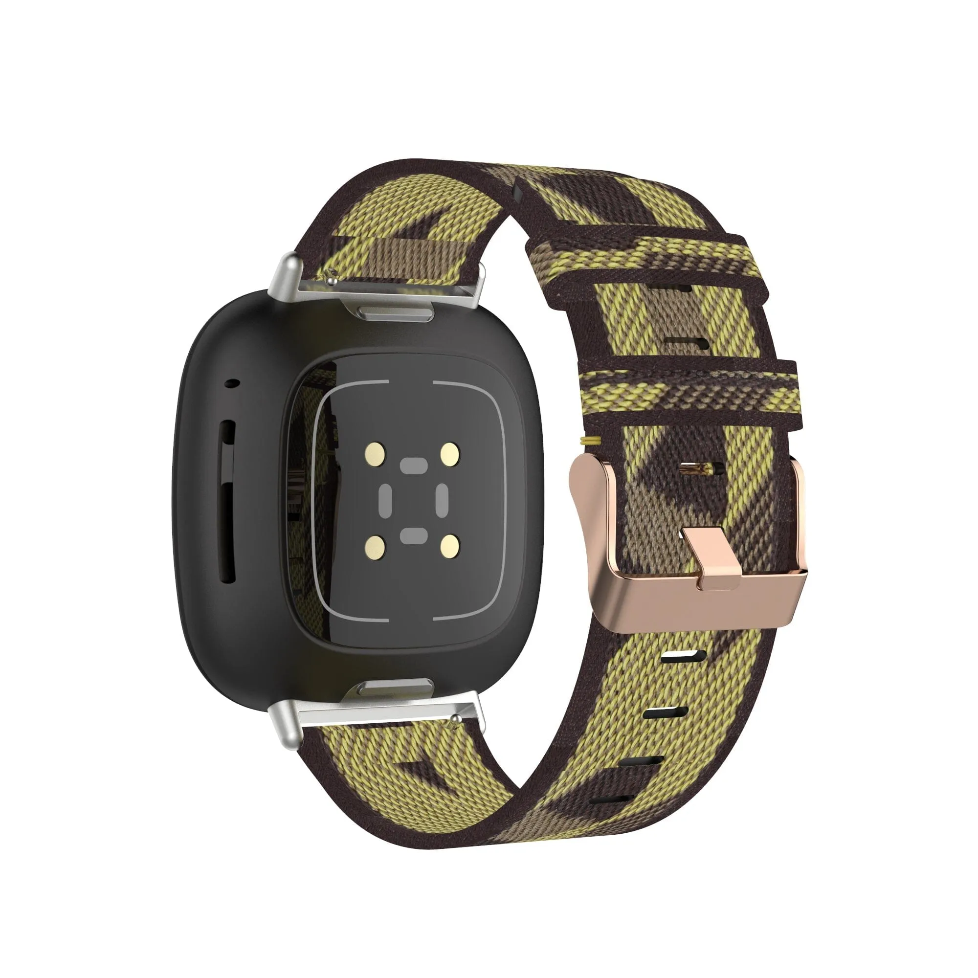 Stylish Canvas Watch Straps Compatible with Kogan Active  II Smart Watch