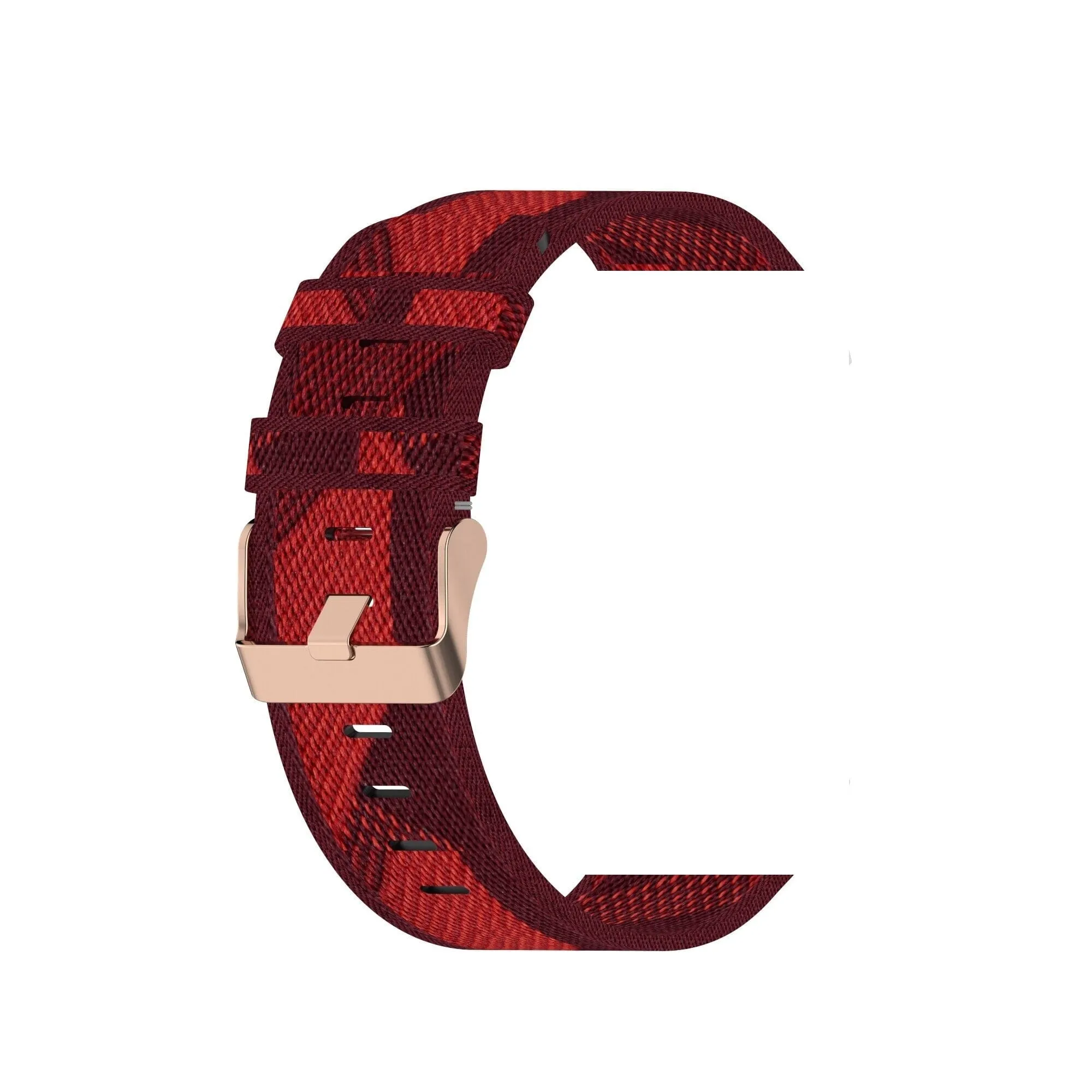 Stylish Canvas Watch Straps Compatible with Kogan Active  II Smart Watch