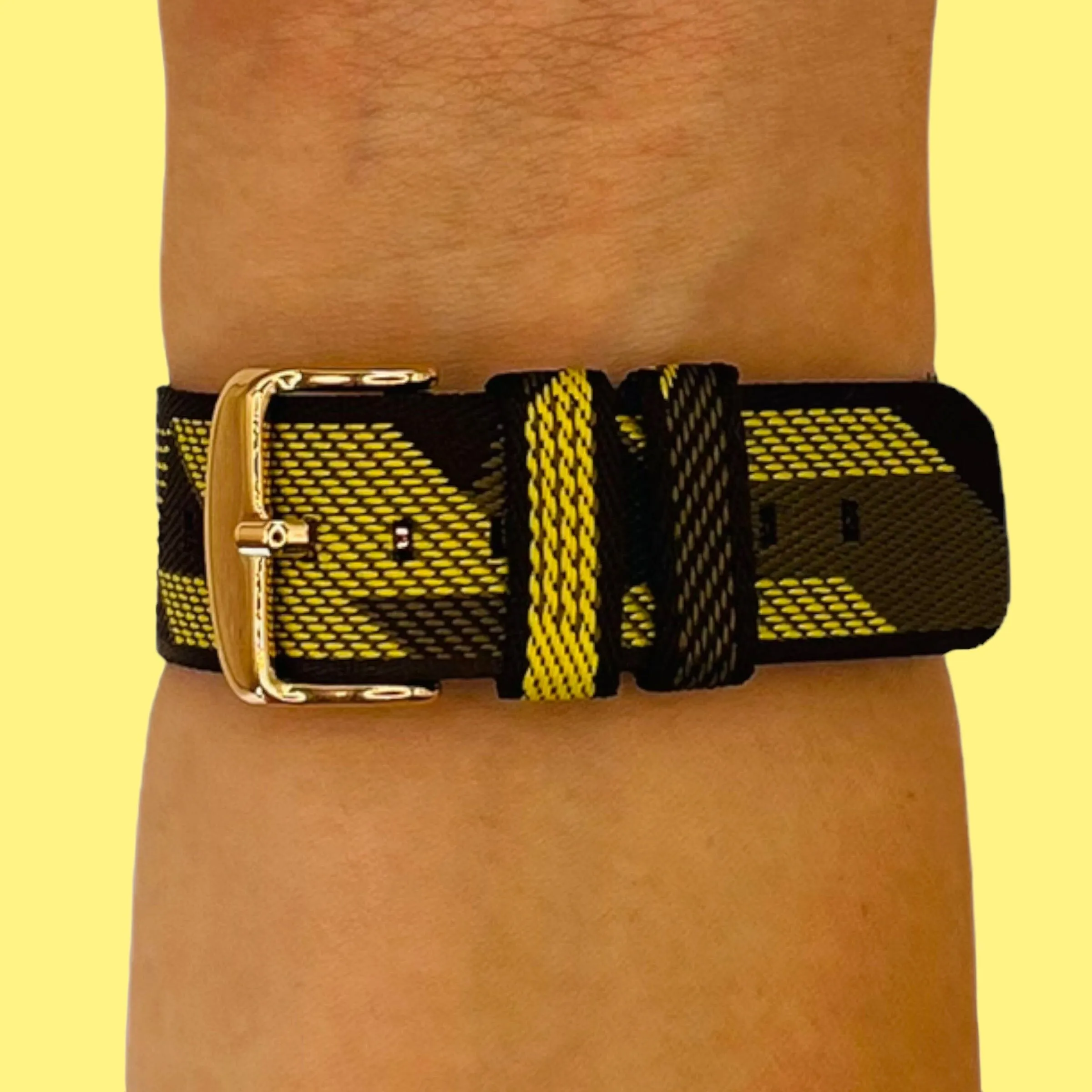 Stylish Canvas Watch Straps Compatible with Kogan Active  II Smart Watch