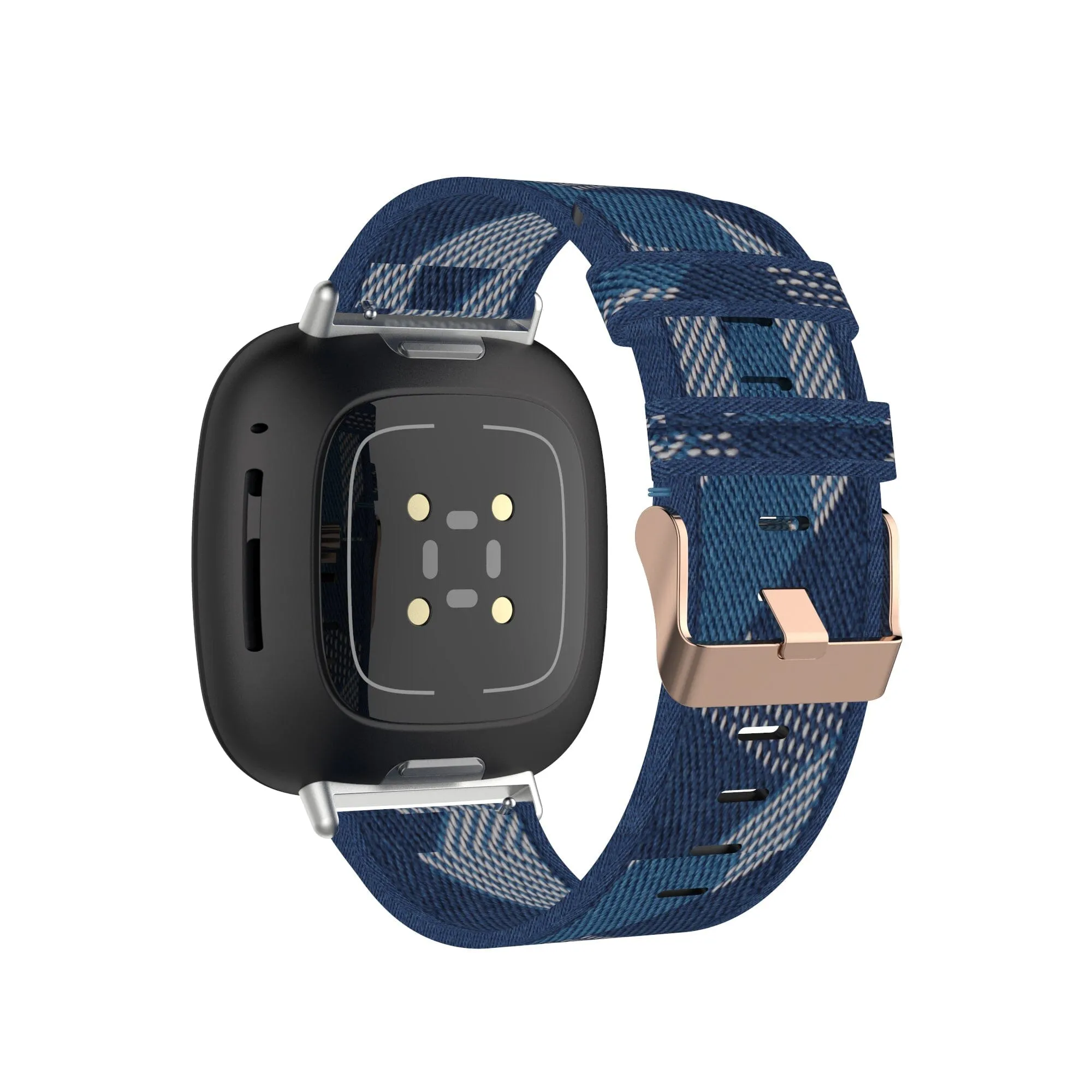 Stylish Canvas Watch Straps Compatible with Kogan Active  II Smart Watch